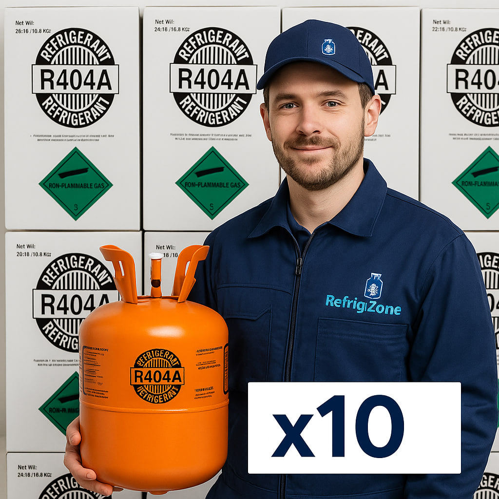 Refrigerante R-404A - Botella de 24 lb (10,9 kg)