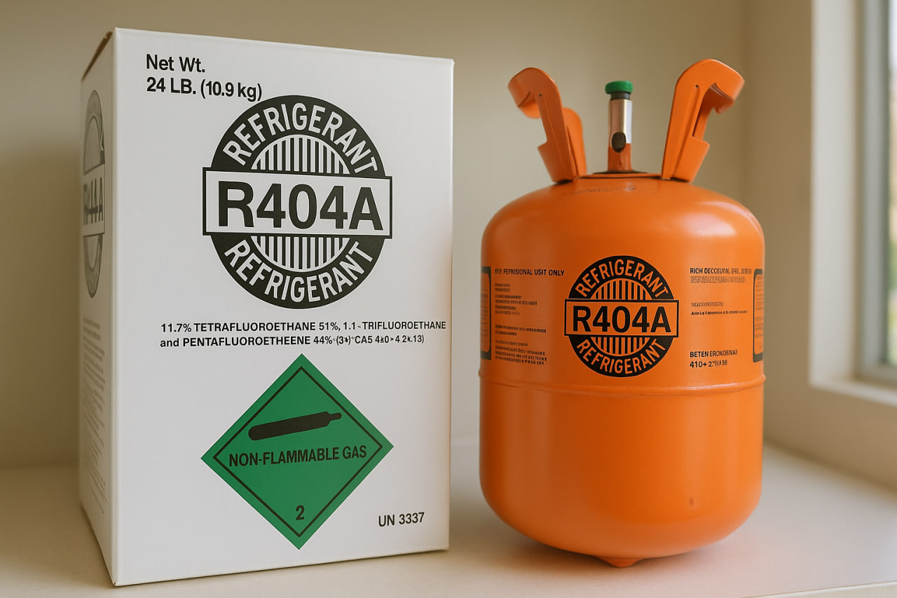 Refrigerante R-404A - Botella de 24 lb (10,9 kg)