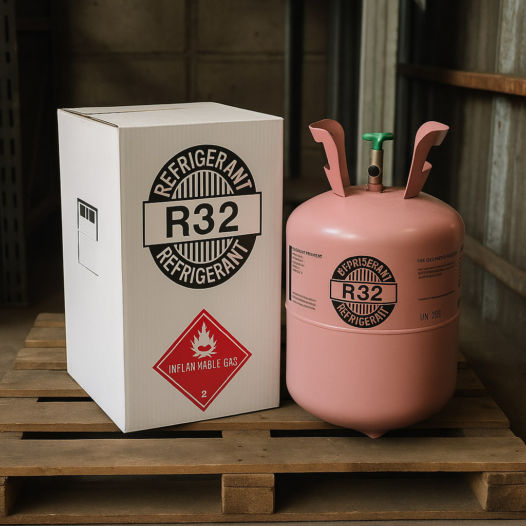 Refrigerante R-32 - Botella de 20 lb (9,07 kg)