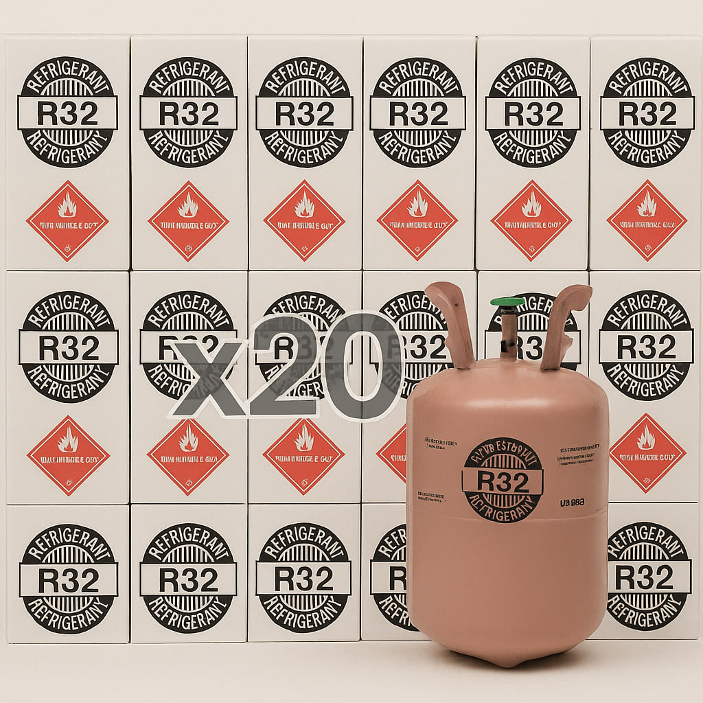 Refrigerante R-32 - Botella de 20 lb (9,07 kg)
