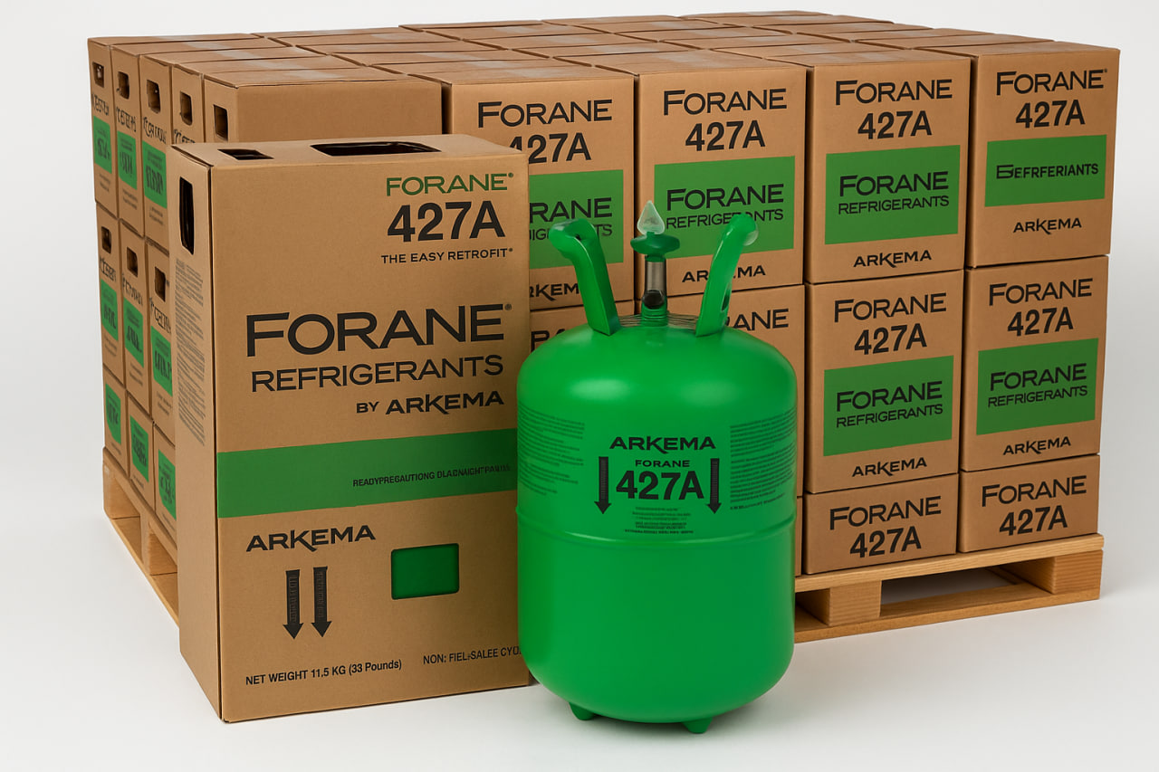 Refrigerante R-427A – Botella de 25 lb (11,3 kg)