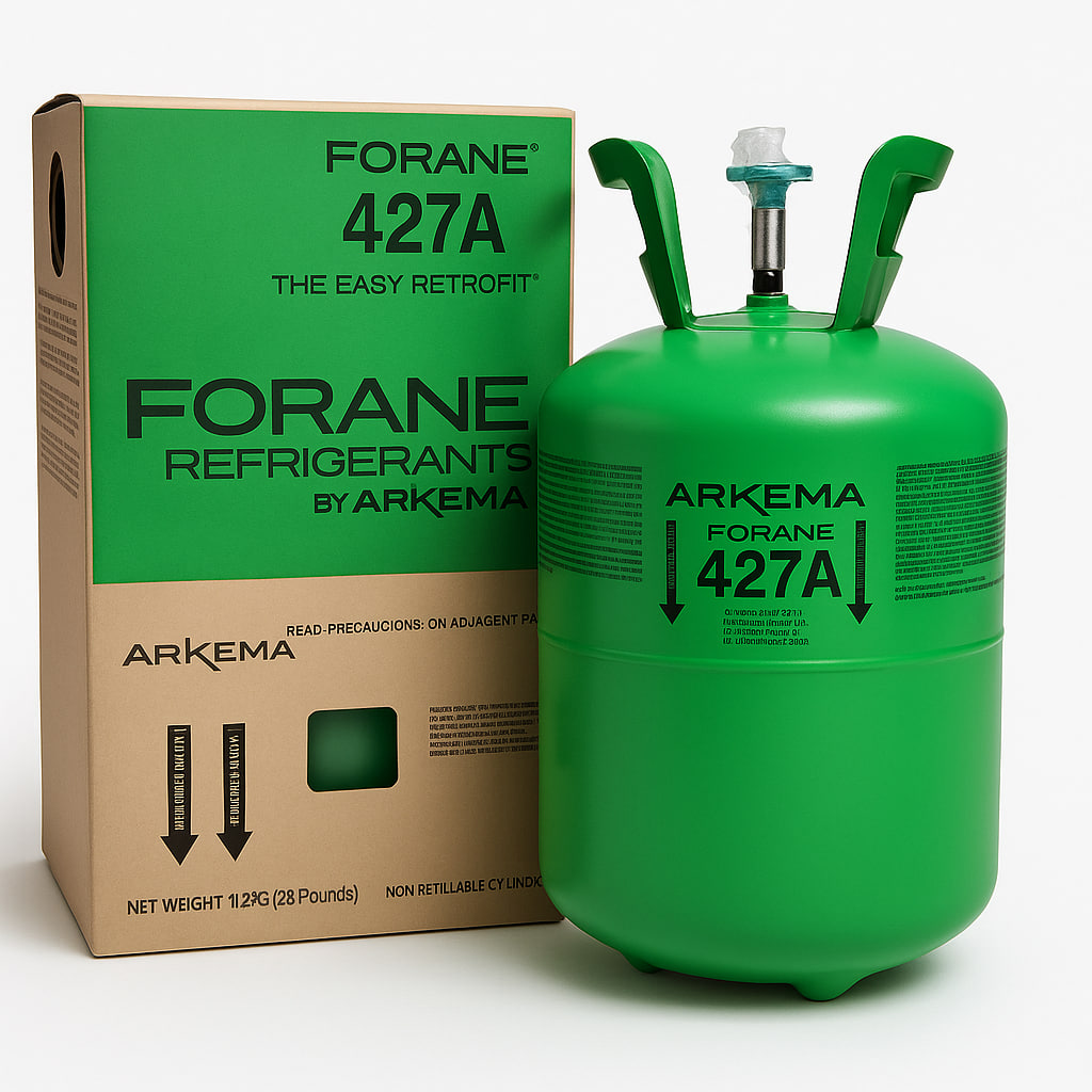 Refrigerante R-427A – Botella de 25 lb (11,3 kg)