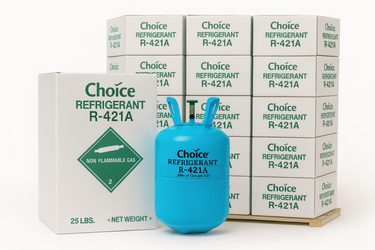 Refrigerante R-421A – Botella de 25 lb (11,3 kg)
