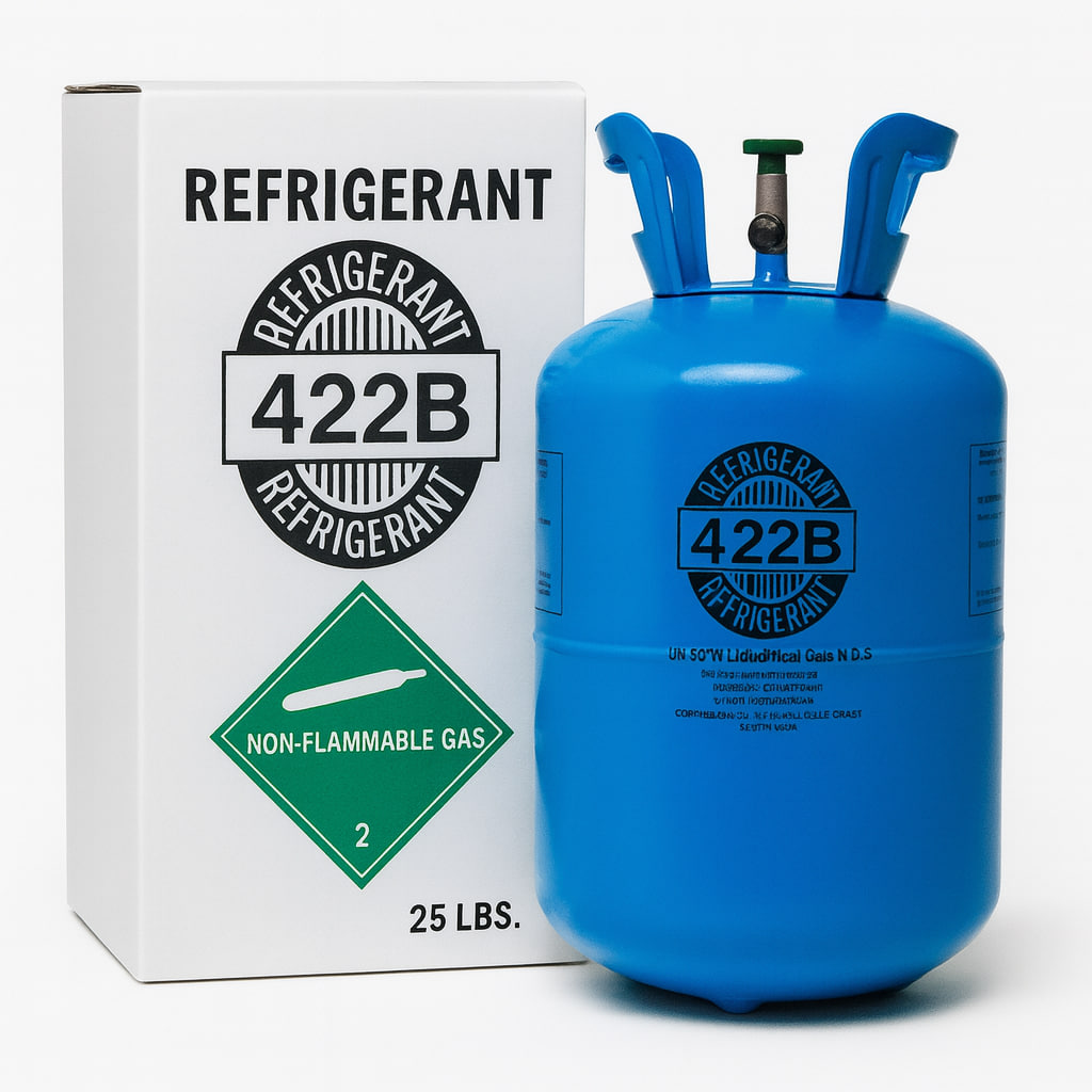Refrigerante R-422B (NU-22) – Botella de 25 lb (11,3 kg)