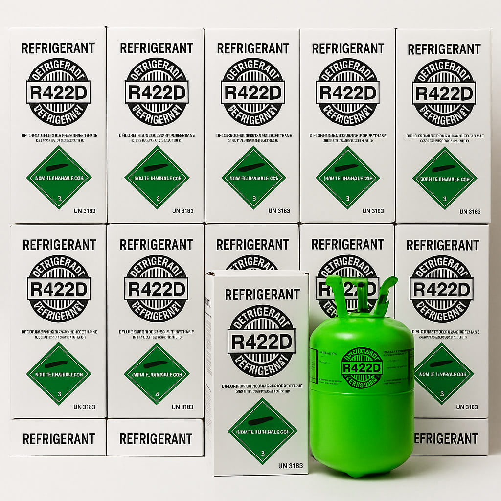 Refrigerante R-422D (MO29) – Botella de 25 lb (11,3 kg)
