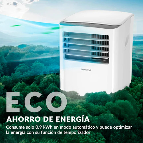 Aire acondicionado portátil COMFEE Pingüino 8000 BTU, silencioso, kit ventana, 3 en 1