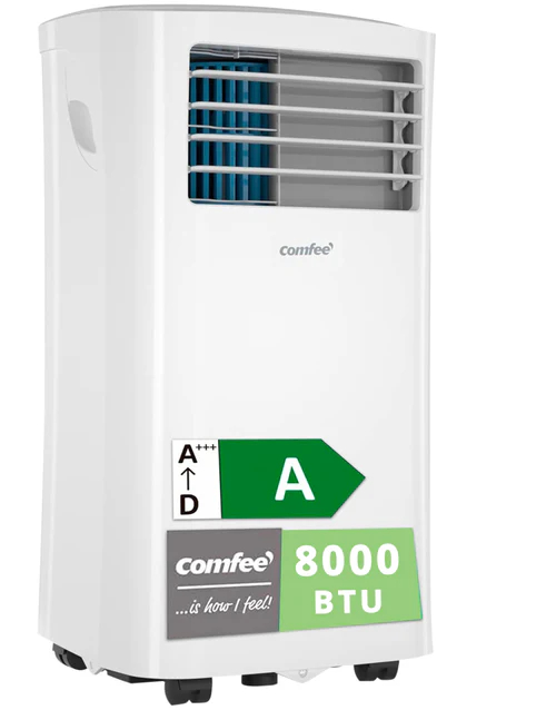 Aire acondicionado portátil COMFEE Pingüino 8000 BTU, silencioso, kit ventana, 3 en 1